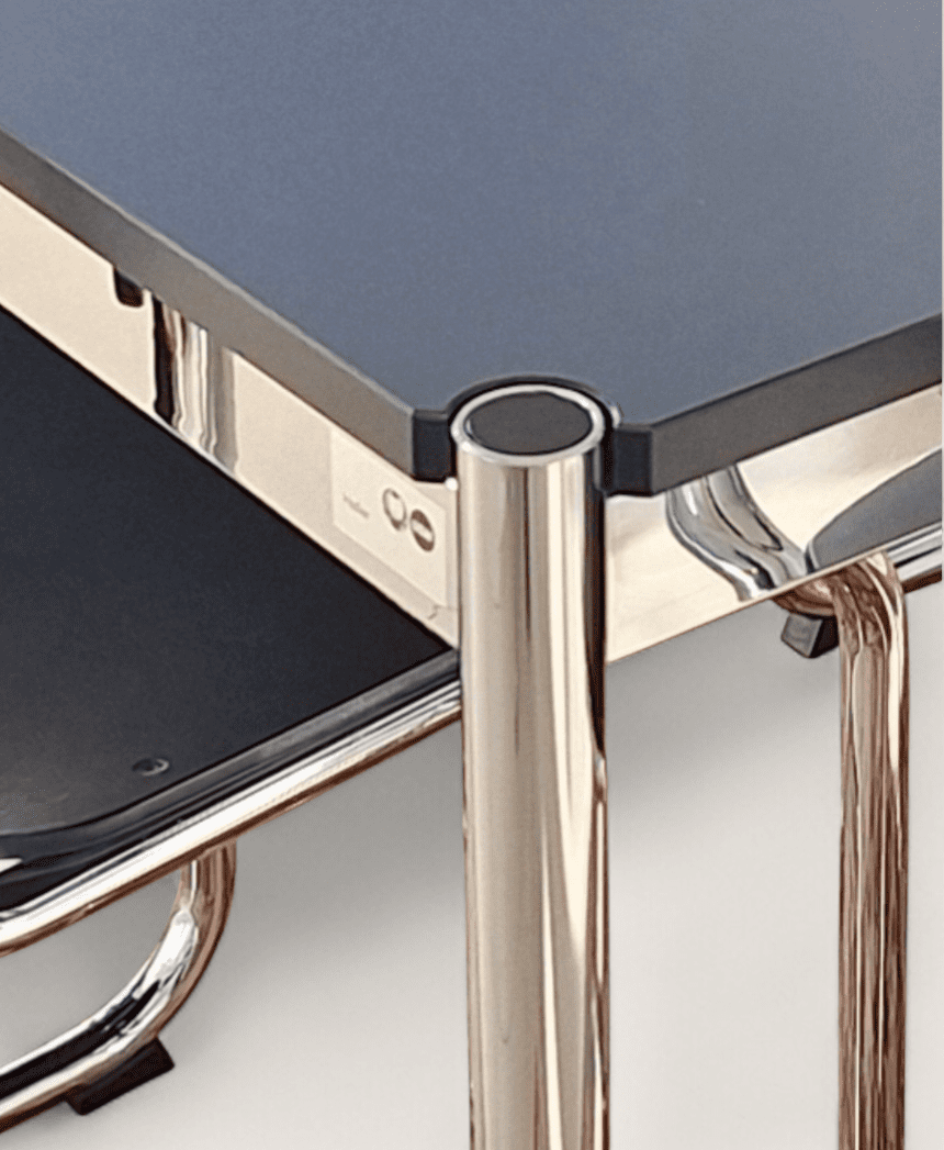 Original USM Haller Tisch 175cm x 100cm Nero schwarz Fenix – Bild 4